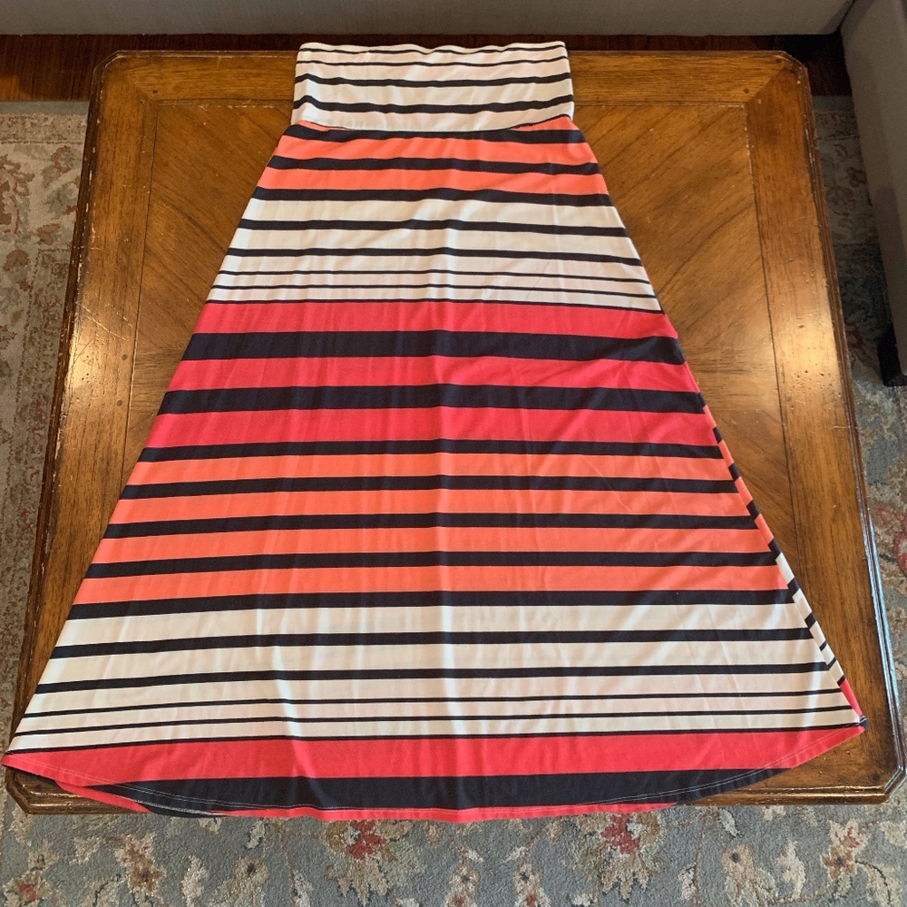 Striped Maxi Skirt